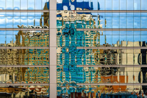 1st PrizeAssigned Pictorial In Class 3 By Paul Hammesfahr For Reflected Mosaic Cityscape JAN-2023